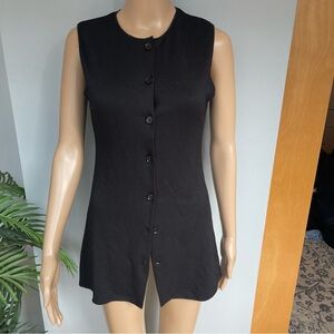 Zara Black Sleeveless Knit Vest